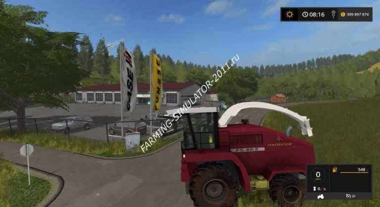 Мод Комбайн Палессе КВК 800 для игры Farming Simulator 2017