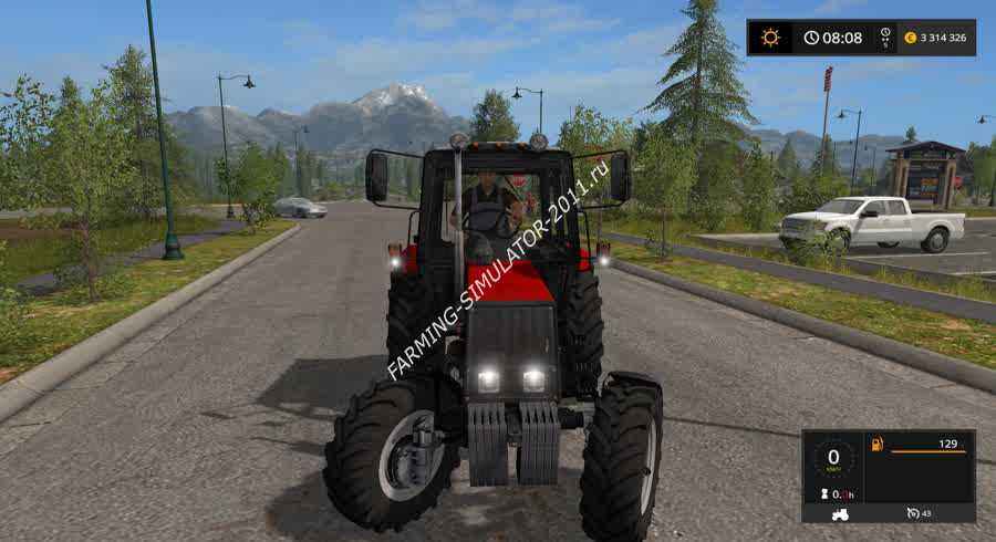 Мод трактор Беларус МТЗ 820 для игры Farming Simulator 2017