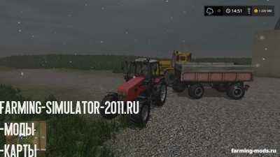 Мод Прицеп ПТС-6 v 1.0 для Farming Simulator 2017