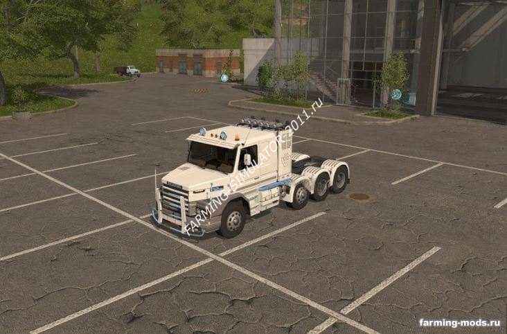 Мод Грузовик Scania 112E v 1.0.0.1 для игры Farming Simulator 2017