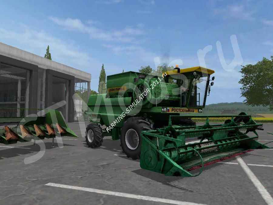 Мод Комбайн Дон 1500Б версия 2.0 для Farming Simulator 2017