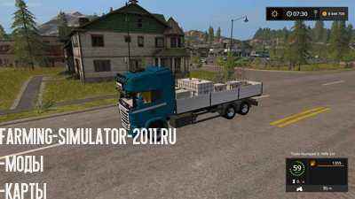 Мод Грузовик Scania R730 BDF + Autoload версия 1.2 для игры Farming Simulator 2017