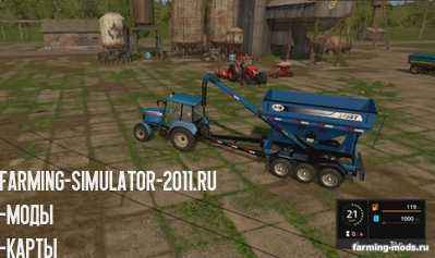 Мод Автозагрузчик сеялок J&M 375 Seed Tender v 1.0 для игры Farming Simulator 2017