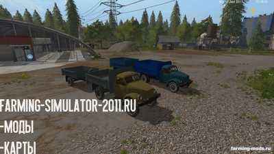 Мод Пак грузовиков ГАЗ (51 и 63) v 1.0 для игры Farming Simulator 2017