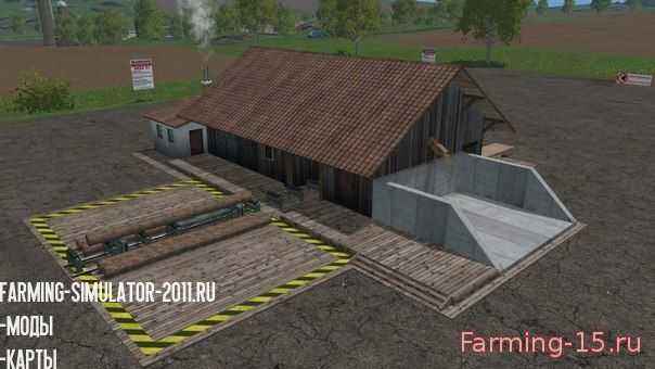 Мод Пилорама для игры Farming Simulator 2015