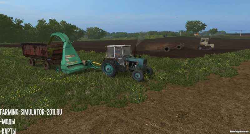 Мод Трактор Кормораздатчик КТУ-10 v 1.0 для игры Farming Simulator 2017