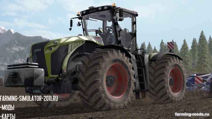 Мод Трактор Claas Xerion v 1.0 для игры Farming Simulator 2017