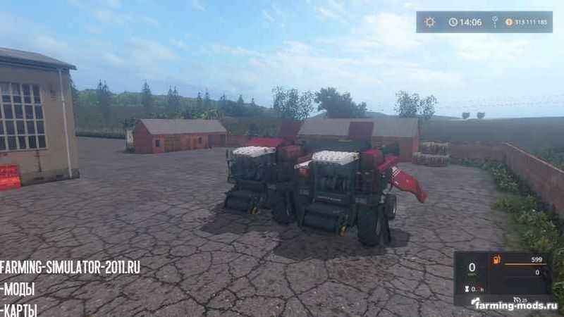 Мод Комбайн Палессе ГС-12 v 1.0 для игры Farming Simulator 2017