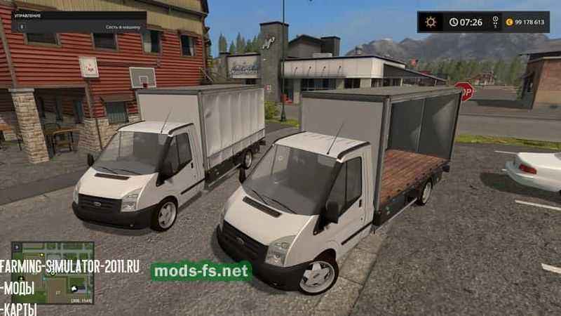 Мод Фургон Jollydodgers Ford Boxvan для Farming Simulator 2017