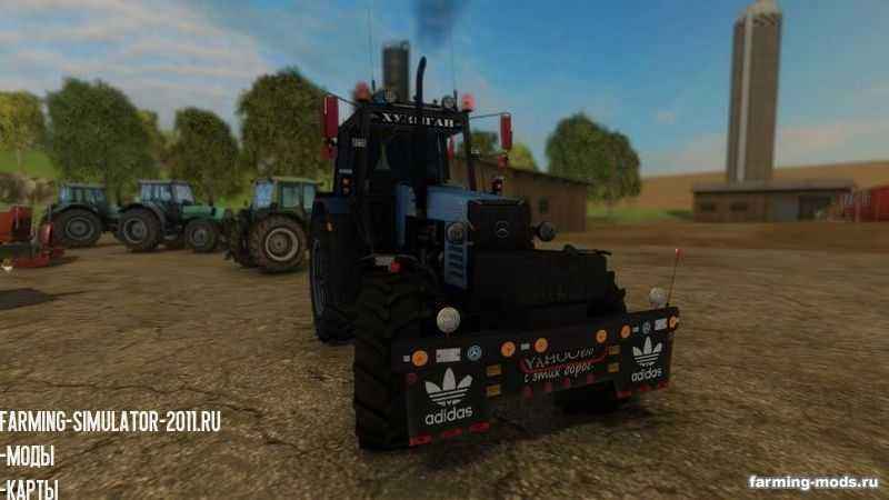 Мод МТЗ-1221 Колхоз тюнинг v 1.0 для игры Farming Simulator 2015