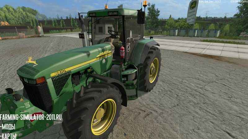 Мод John Deere 8400 V3.0 для Farming Simulator 2017