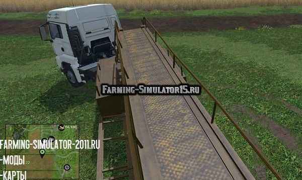 Мод прицеп Плитовоз v 1.0 для игры Farming Simulator 2015