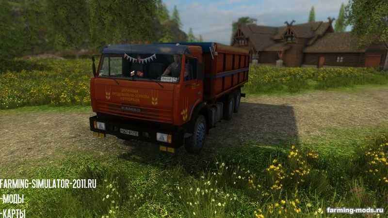 Мод Камаз-45143 v 1.0 для игры Farming Simulator 2015