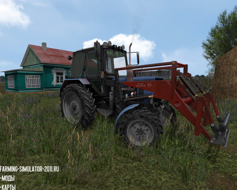 Мод Трактор MR МТЗ 82.1 для игры Farming Simulator 2017