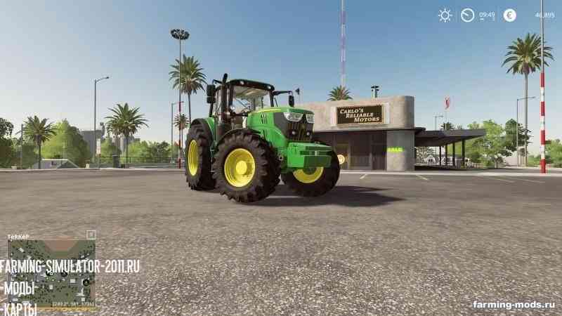Мод John Deere 6M Chiptuning v 1.0 для игры Farming Simulator 2019