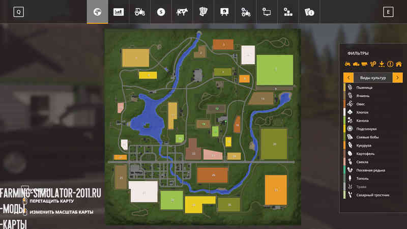 Мод Карта Goldcrest Valley для игры Farming Simulator 2019