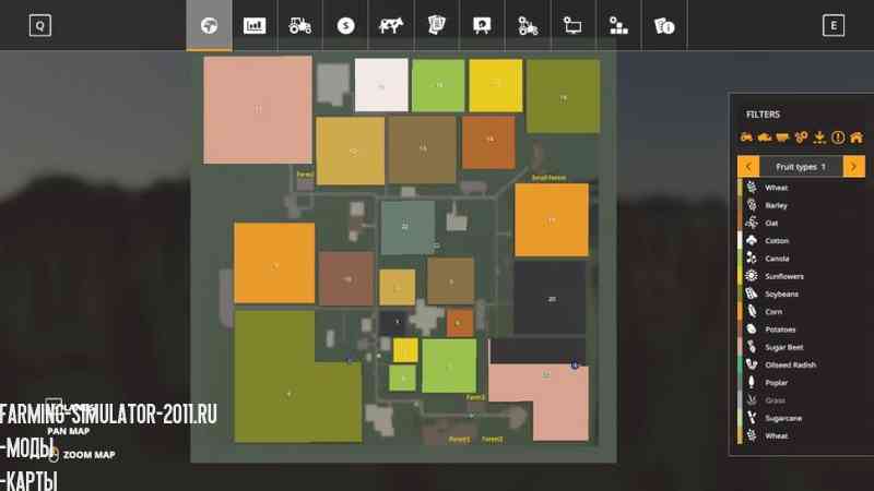 Мод Карта Honey Dew Farms XL v 1.0.0.2 для игры Farming Simulator 2019