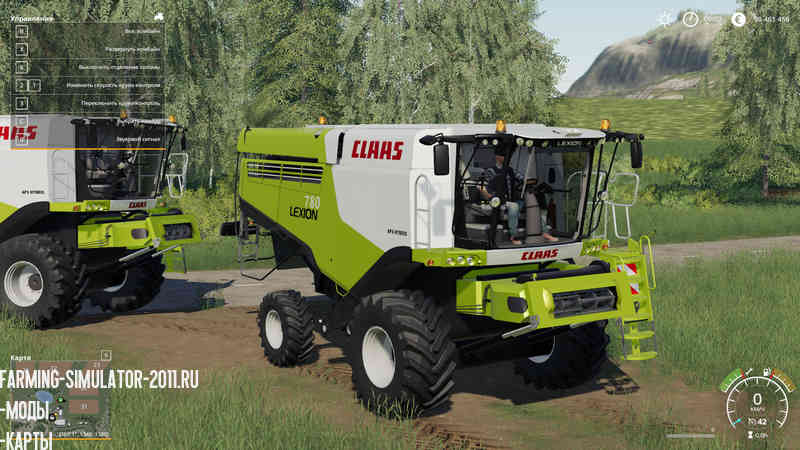 Мод Комбайн Claas Lexion 780 для Farming Simulator 2019
