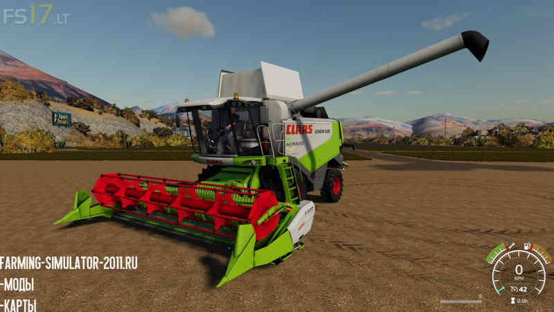 Мод CLAAS LEXION 530 V 1.1 для игры Farming Simulator 2019