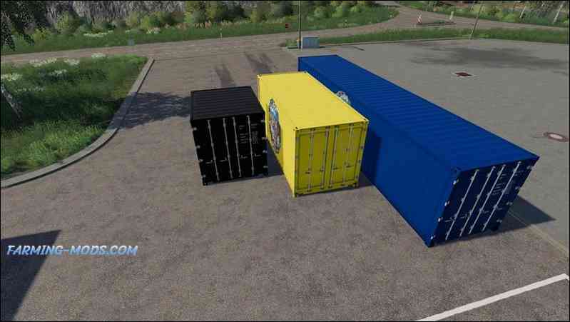 Мод ATC Container Pack v3.3 для Farming Simulator 2019