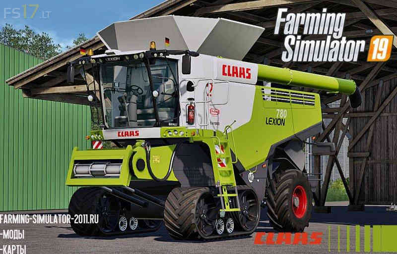 Мод CLAAS LEXION 780 FULL PACK V 2.0 для Farming Simulator 2019