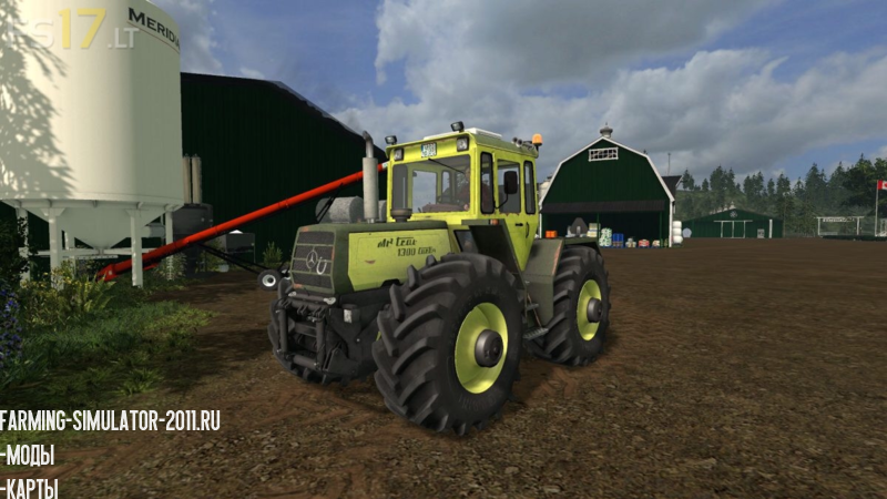 Мод MB TRAC 1300/1500 V 2.0 для игры Farming Simulator 2017