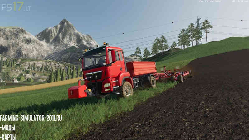 Мод MAN TGS 18.500 4×4 MODUL PACK V 1.0 для Farming Simulator 2019