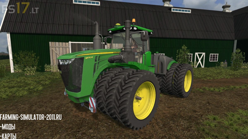 Мод JOHN DEERE 9R 2016 V 1.0 для игры Farming Simulator 2017