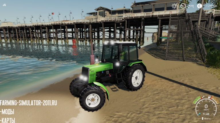 Мод Трактор Беларус МТЗ 1025 для Farming Simulator 2019
