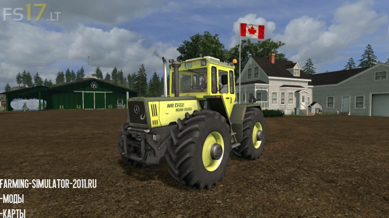 Мод MB TRAC 1300/1800 V 1.0 для игры Farming Simulator 2017