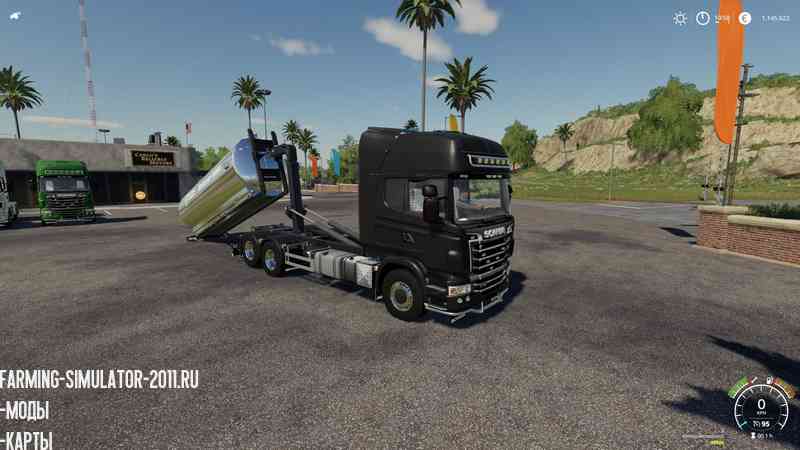Мод Scania R730 Hooklift v 1.0 для Farming Simulator 2019