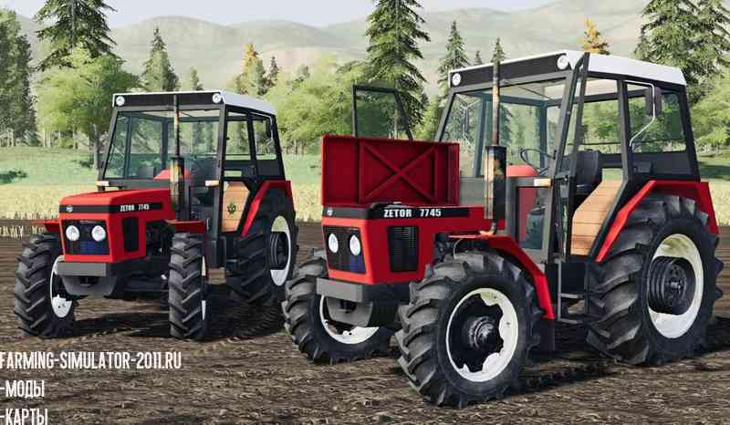 Мод Zetor 7745 v 1.0 для игры Farming Simulator 2019
