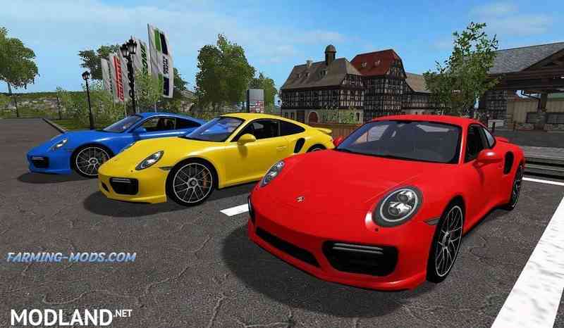 Мод 2018 Porsche 911 turbo S для игры Farming Simulator 2017