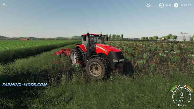 Мод CASE IH MAGNUM US W/HELICOPTER TANKS V2.0 для Farming Simulator 2019