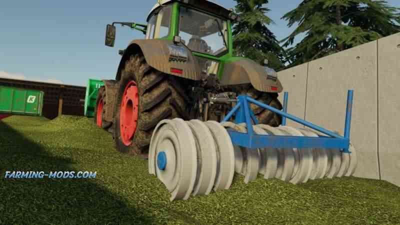 Мод Olbert Silage Compactor SW 300 v1.0 для игры Farming Simulator 2019