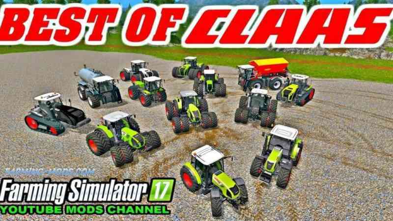 Мод Трактора фирмы CLAAS V 1.0 для игры Farming Simulator 2017