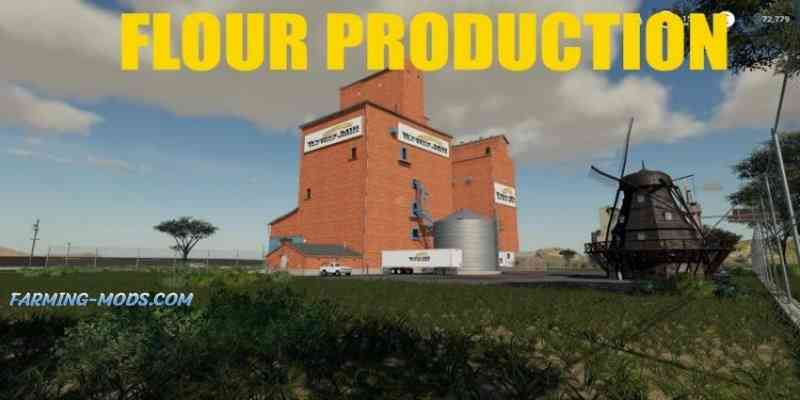 Мод Flour Production - Производство муки для игры Farming Simulator 2019