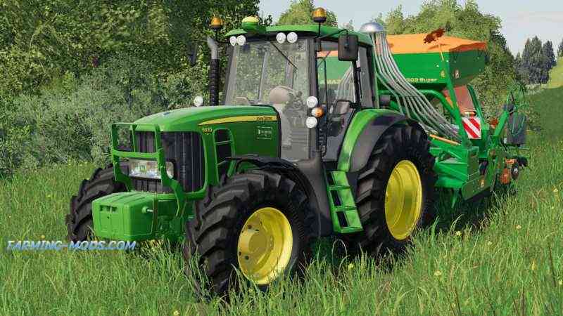 Мод John Deere 6030 Premium v1.0 для игры Farming Simulator 2019