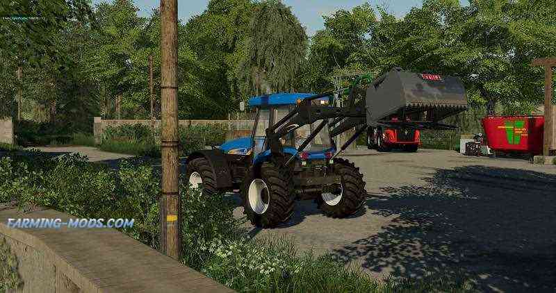 Мод New Holland TV6070 для игры Farming Simulator 2019