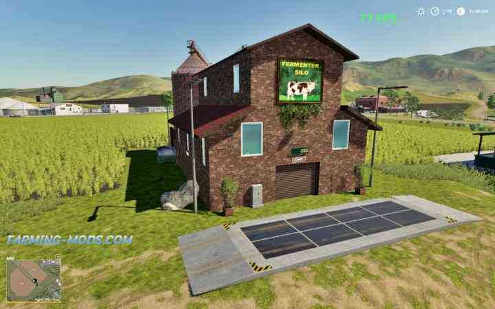 Мод FERMENTERSILO BY EDWARDSMODDING V1.0 для Farming Simulator 2019