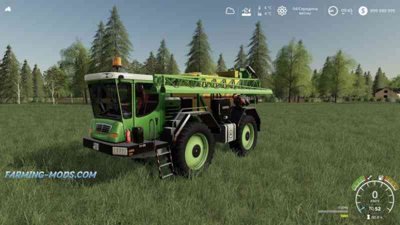 Мод LIZARD SELF PROPELLED SPRAYER V1.0 для игры Farming Simulator 2019