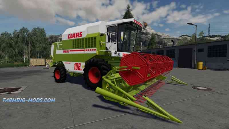 Мод Claas Dominator 108SL Maxi Special v1.1 для Farming Simulator 2019