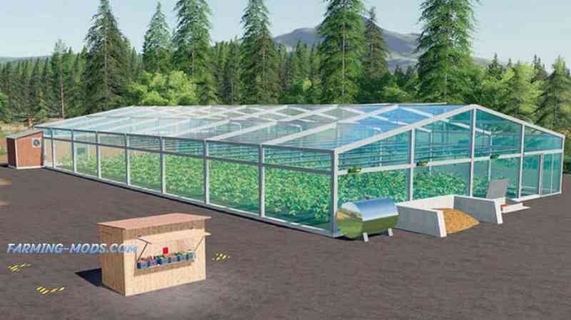Мод HoT Greenhouses для Farming Simulator 2019