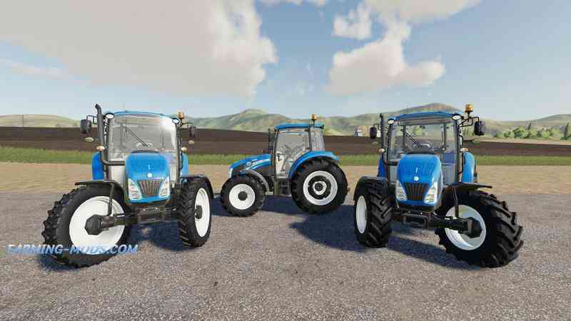 Мод NEW HOLLAND T4 V1.0 для Farming Simulator 2019