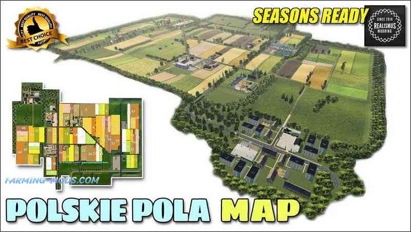 Мод Polskie Pola v2.1 для игры Farming Simulator 2019