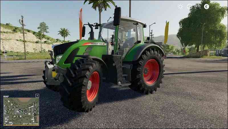 Мод Fendt Vario 700 S5 для игры Farming Simulator 2019