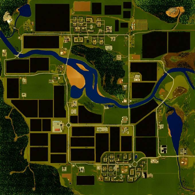 Мод Карта СВАПА Агро v 2.8 переделка для игры Farming Simulator 2019