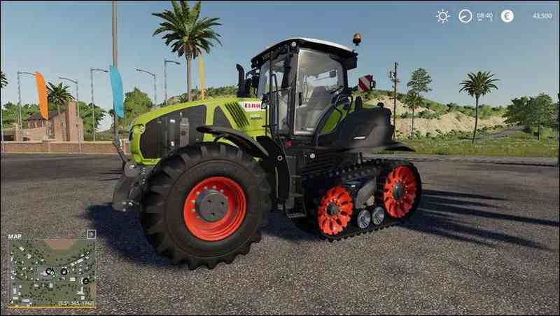 Мод Claas Axion 900 445HP TT для Farming Simulator 2019