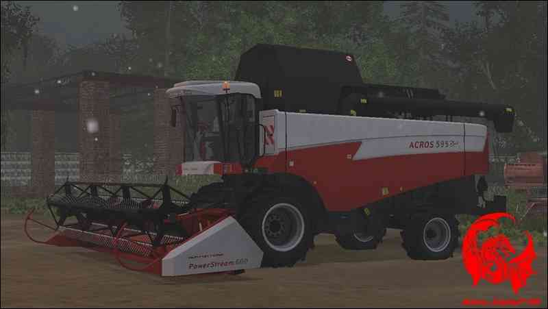 Мод АКРОС 595 для игры Farming Simulator 2015