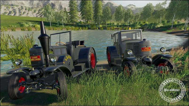 Мод Lanz Bulldog HR9 для игры Farming Simulator 2019